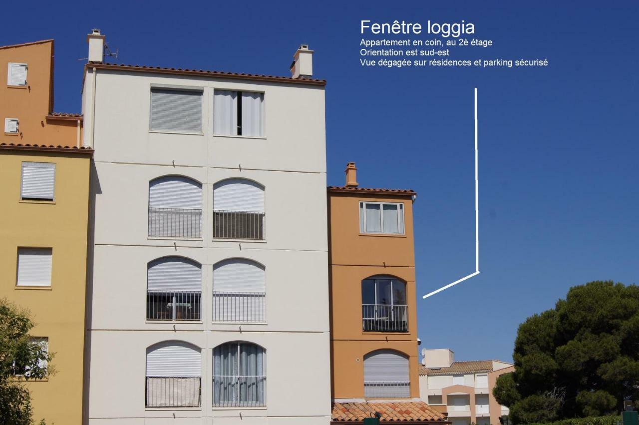Lara 1 - Grand T2 Loggia Sans Vis-A-Vis Parking - Pres Centre-Port, Ile Des Loisirs, Plage Richelieu Agde Bagian luar foto